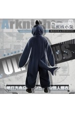 2XXT Cosplay Arknights Ulpianus Plush Pajamas Whale Gijink Cosplay Costume